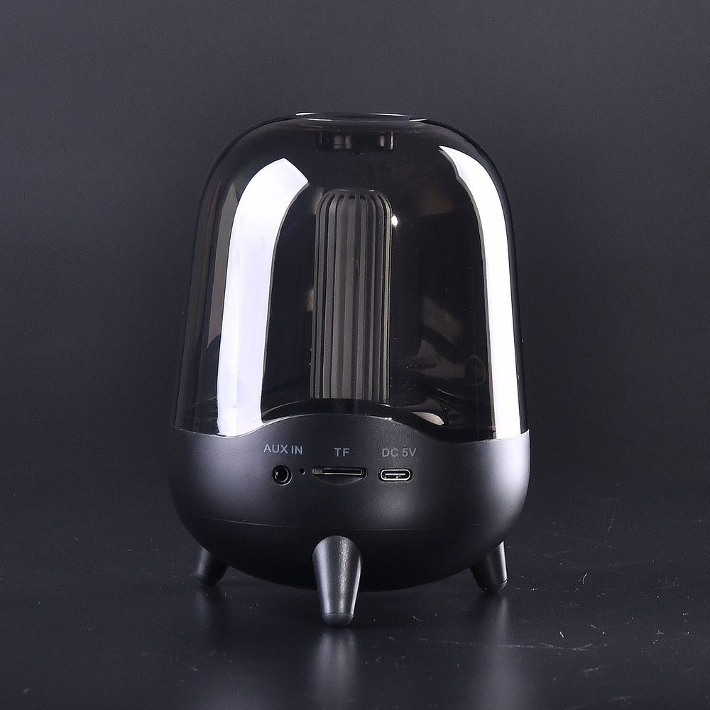 Portable Multi-Functional Wireless Bluetooth Speaker with Night Light (1200Ah Battery, 2.402-2.480GHz, 3 Omega 5Wx1) - Black