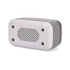 Wireless Charging Bluetooth Speaker with Alarm Clock & White Noise - White