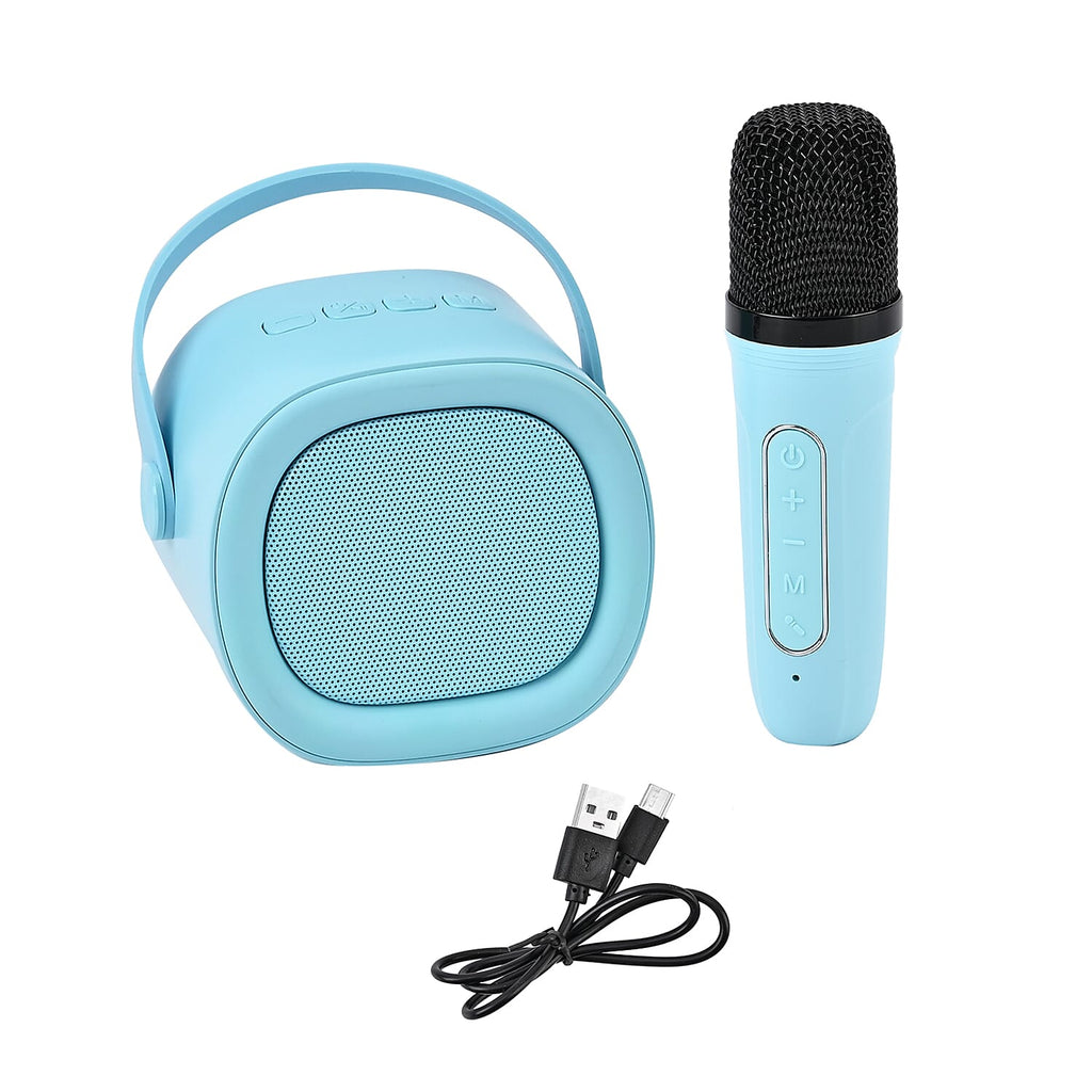 Bluetooth Speaker and Microphone Set - Blue - Blue