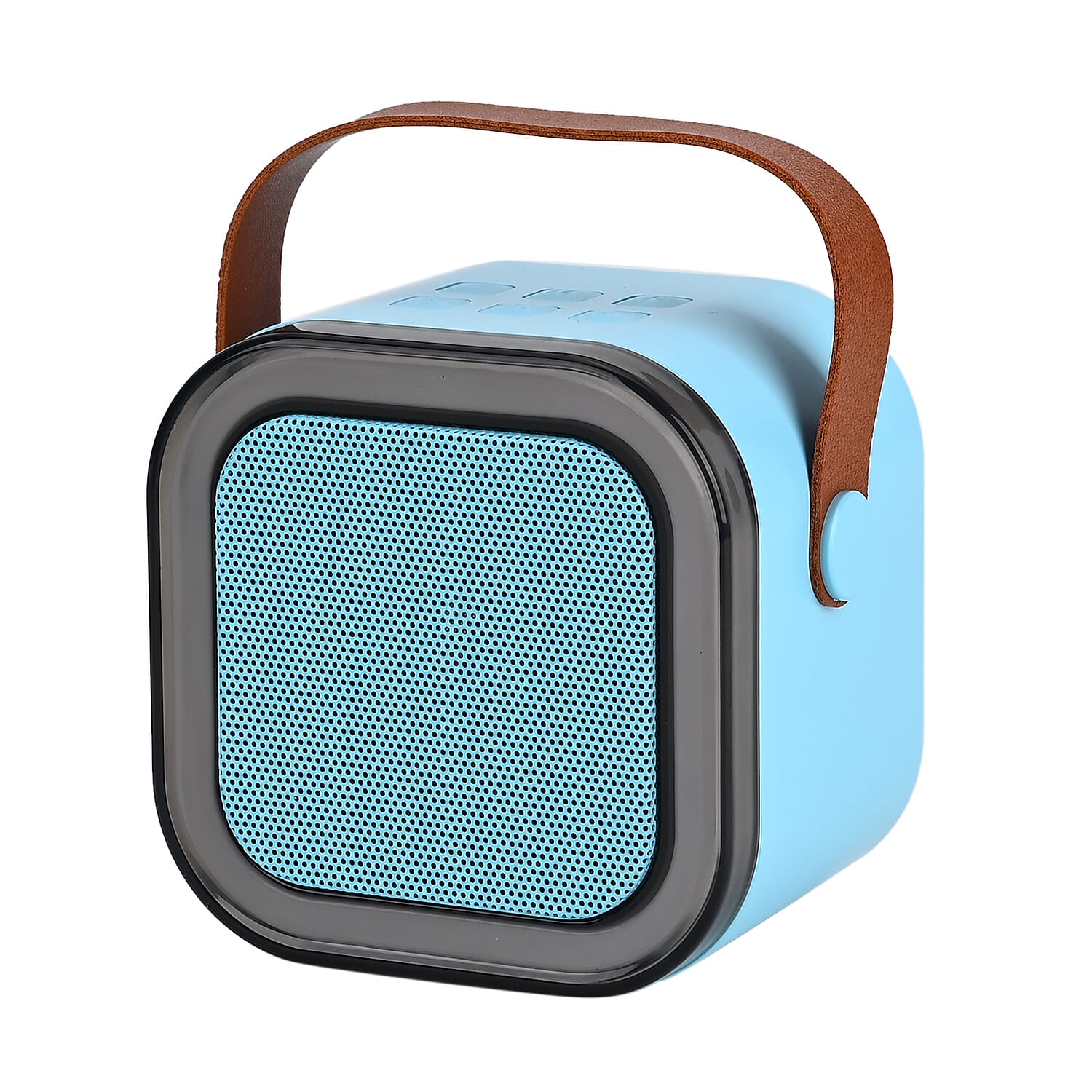 Karaoke Bluetooth Speaker with 2xMicrophones & RGB color changing light  - Blue