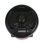 Bluetooth Speaker With RGB Light - Black - Red