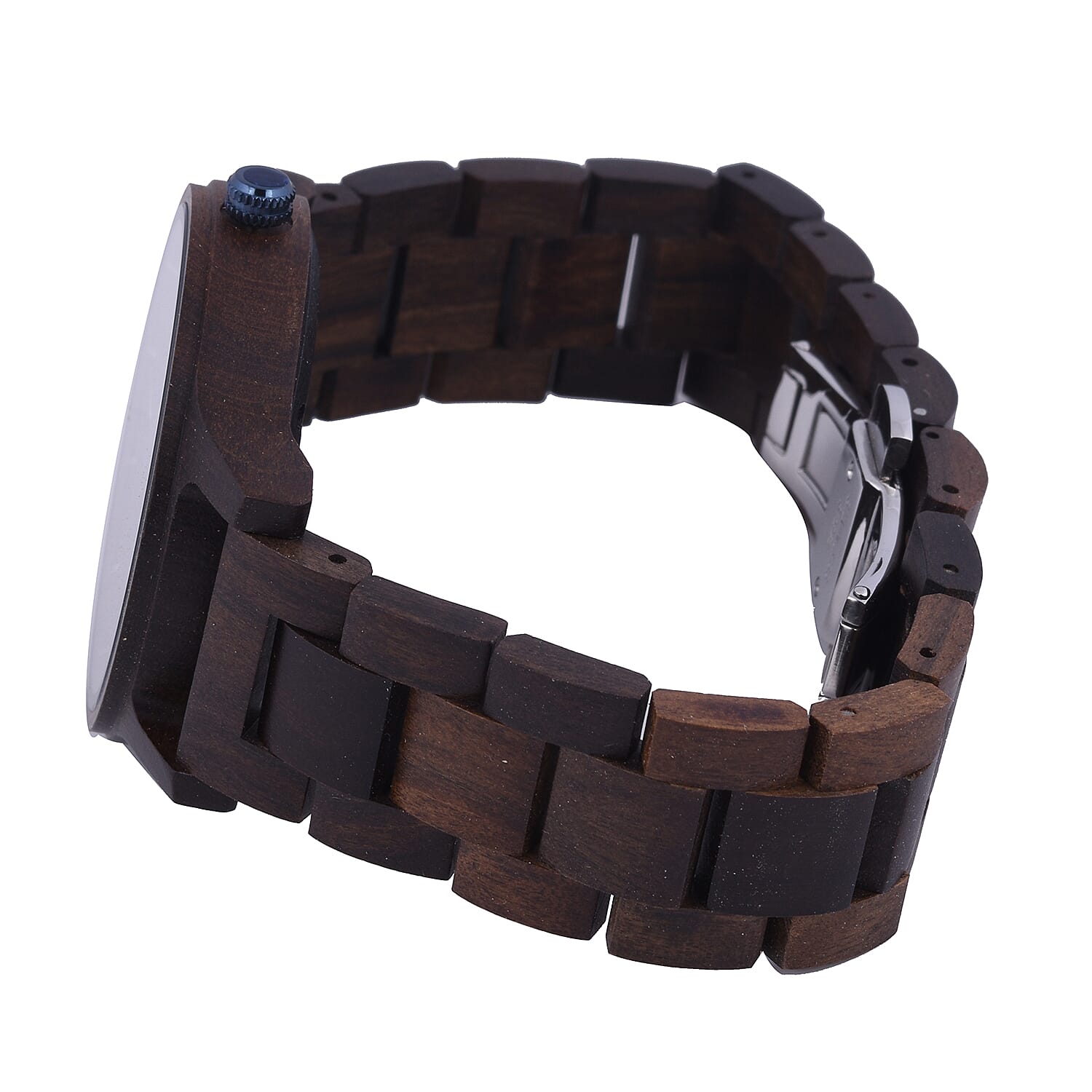 Botanica Moonflower Wood and Stainless Steel Watch - Brown