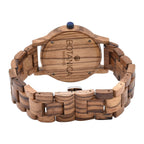 Botanica Sycamore Zebranowood and Woodlink Strap Watch