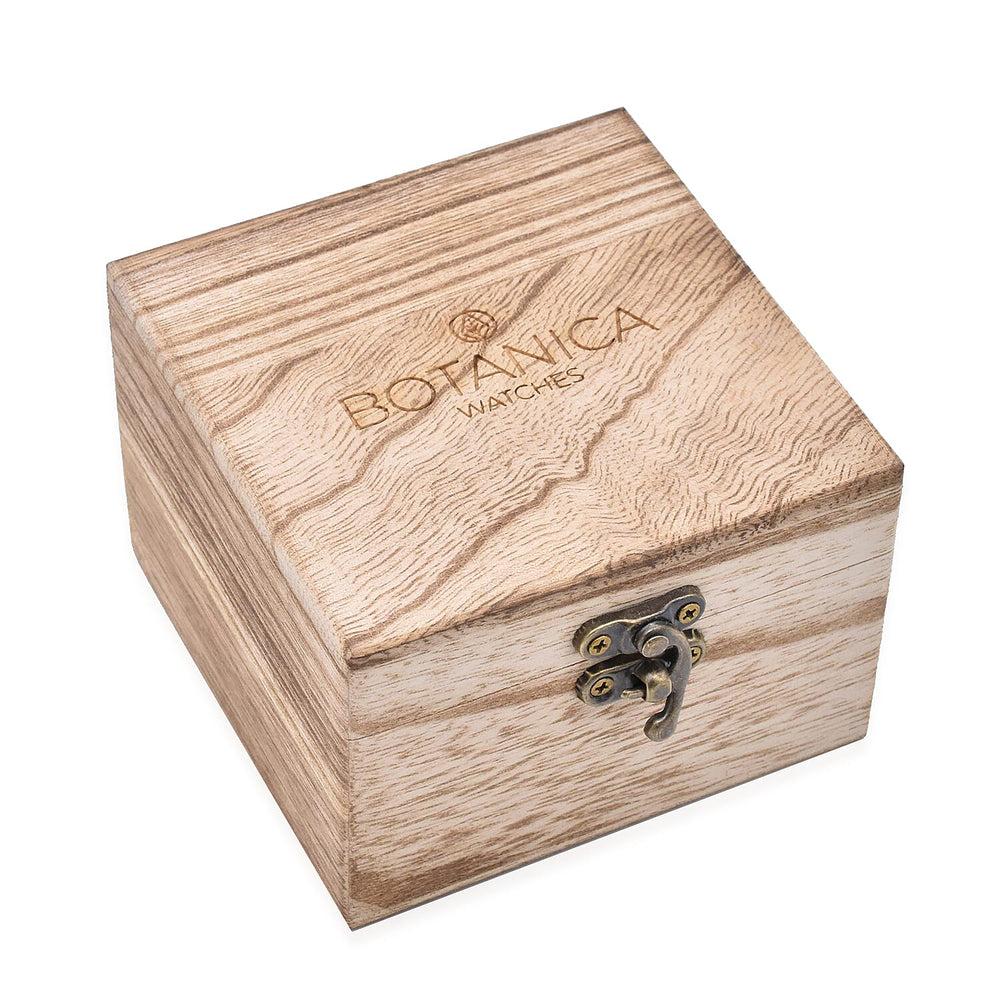 Botanica Sycamore Zebranowood and Woodlink Strap Watch