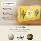 Aroma Therapy Gift Combo- 3 Pack Reed Diffusers (50ml) & Fragrance Sachets (20gm)