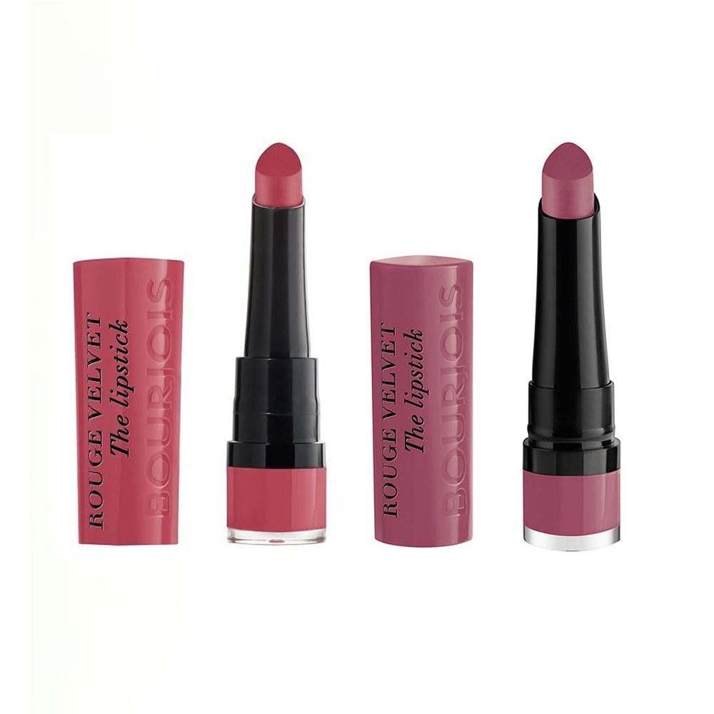 Bourjois Rouge Velvet Lipstick Des Roses 19 - Hippink Chik 3 Duo Bundle