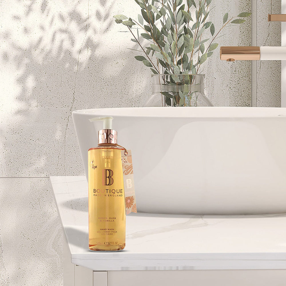 Boutique- Amber, Musk - Vanilla Hand Wash - 500ml