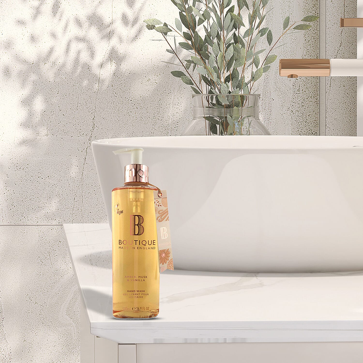 Boutique- Amber, Musk - Vanilla Hand Wash - 500ml