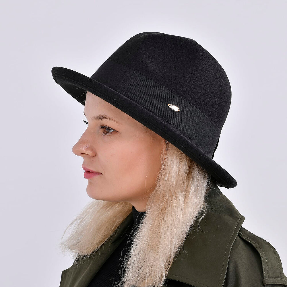 Fedora Hat Size 58cm One Size Color - Black