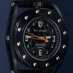 Tonino Lamborghini Cuscinetto Swiss-made Sellita SW200-1 movement with 38-hour reserve, Black DLC titanium case Watch