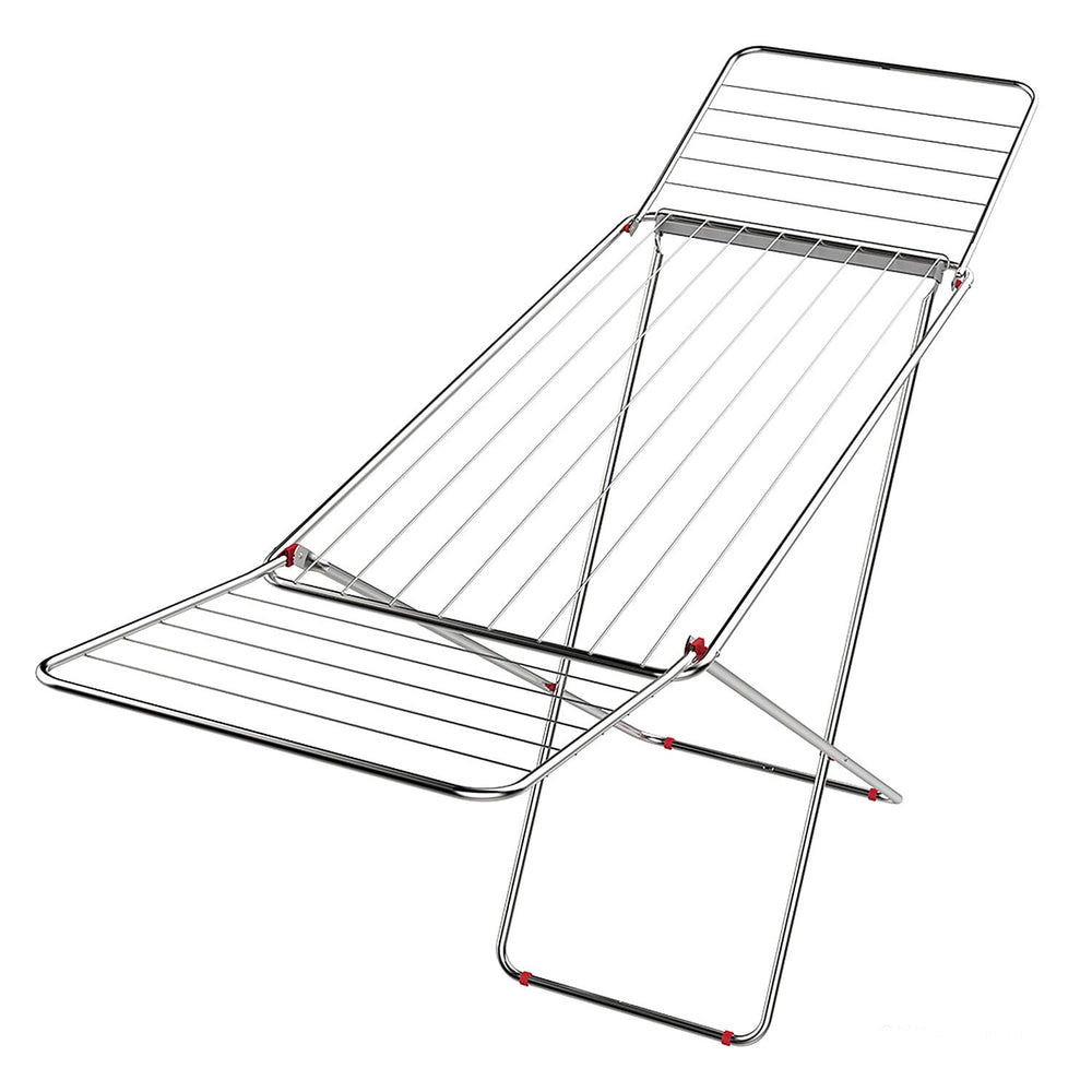 THE SPACE SAVER - Clothes Airer Dryer Rack - Silver