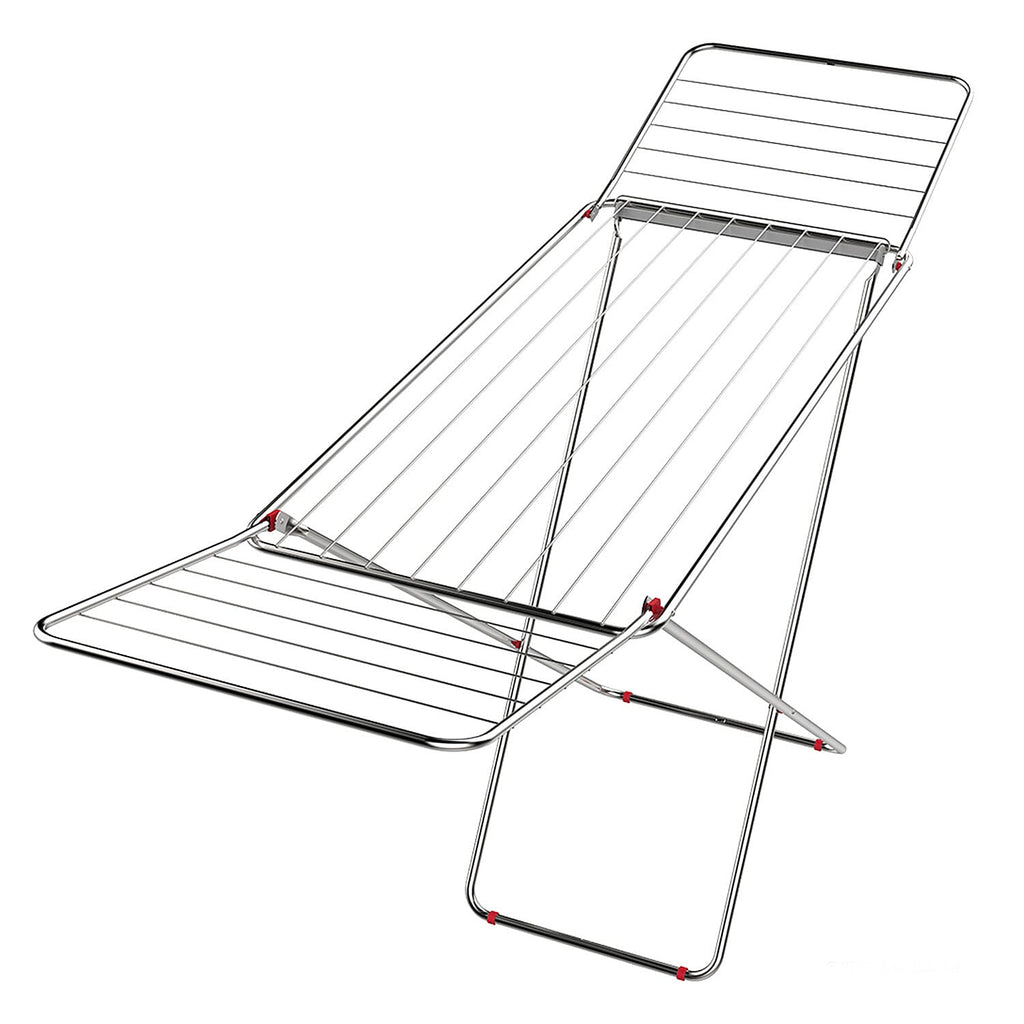 THE SPACE SAVER - Clothes Airer Dryer Rack - Silver