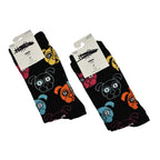 Branded Close Out - 4 Pairs - Organic Combed Cotton - Animal Pattern Socks
