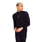 Brave Soul Cotton Jumper - Jet Black