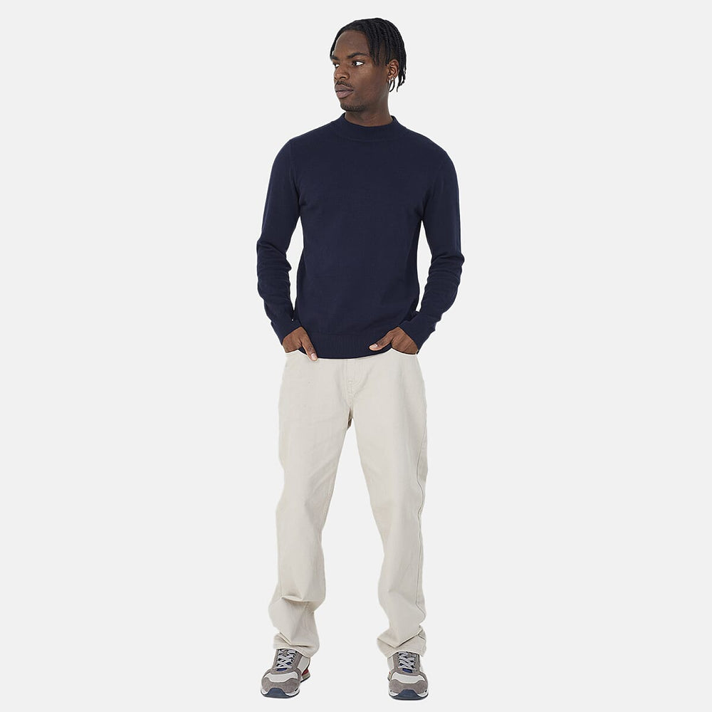 Brave Soul Cotton Jumper - Midnight Navy