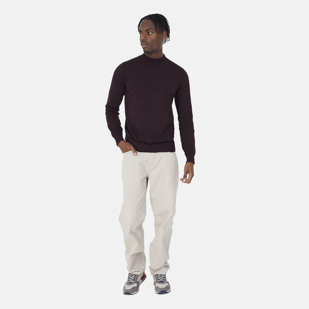 Brave Soul Cotton Jumper - Oxblood