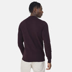 Brave Soul Cotton Jumper - Oxblood