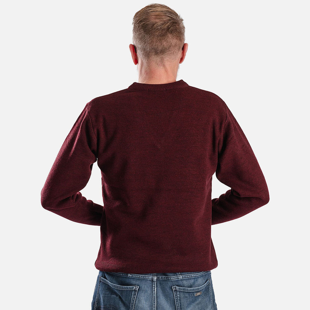 ZSZ Mens V-Neck Knitted Jumper