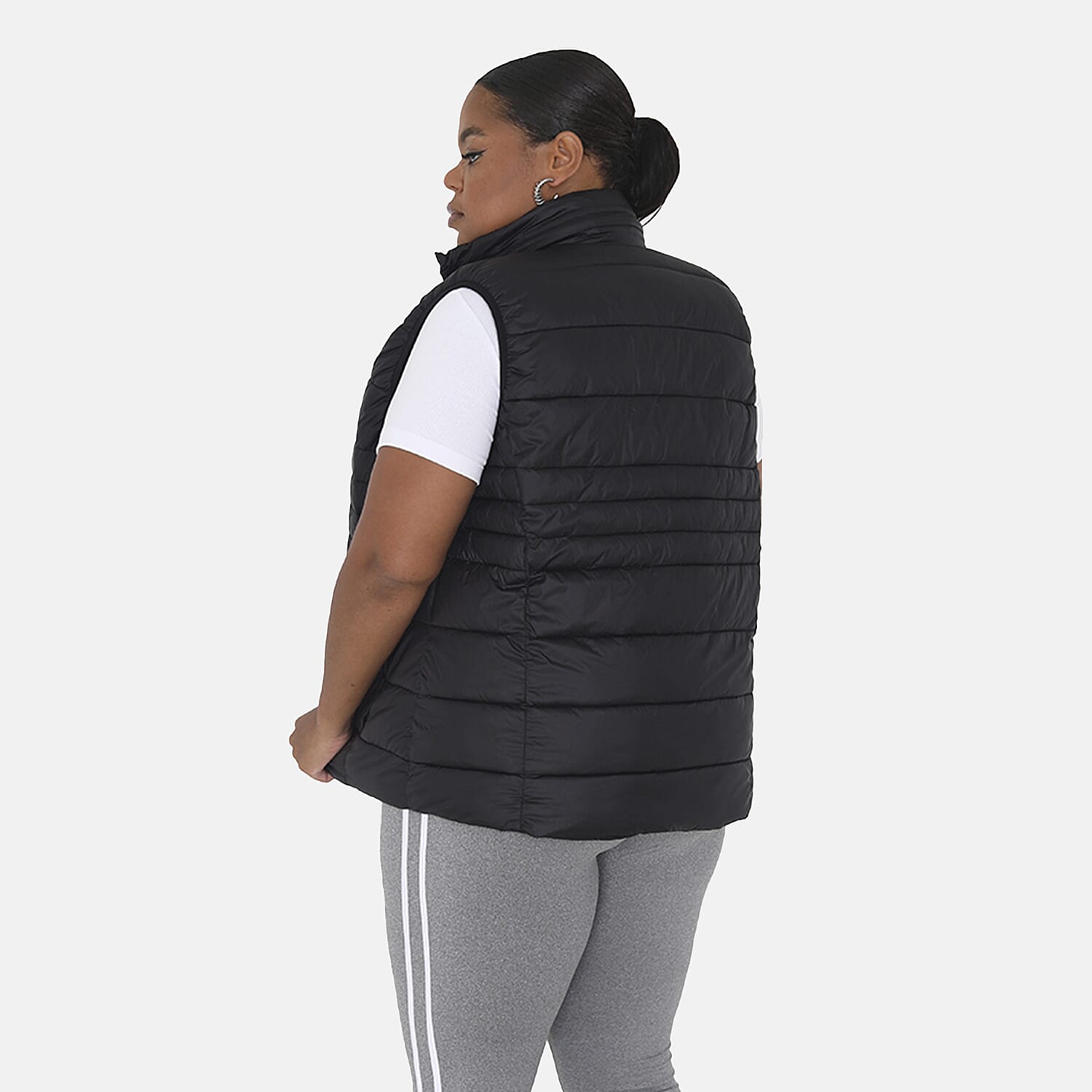 Brave Soul Classic Gilet (Size 18) - Black