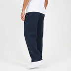 Brave Soul Cotton Mens Wide Leg Trousers (Size M) - Navy