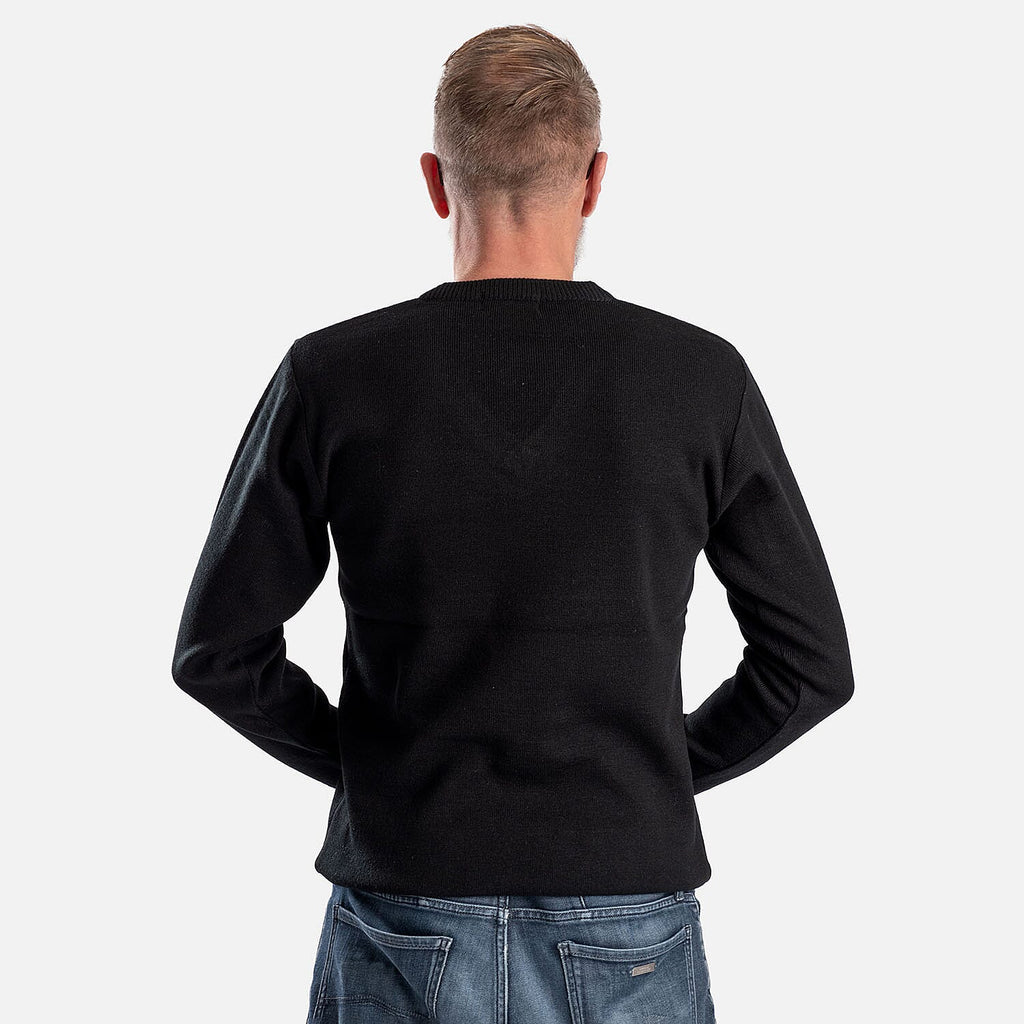 ZSZ Mens V-Neck Knitted Jumper