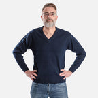ZSZ Mens V-Neck Knitted Jumper