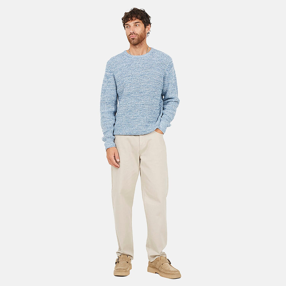 Brave Soul Mens Crew Neck Jumper (Size L) - Baby Blue
