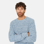 Brave Soul Mens Crew Neck Jumper (Size L) - Baby Blue