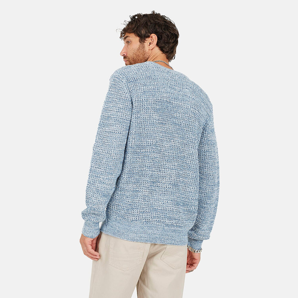 Brave Soul Mens Crew Neck Jumper (Size L) - Baby Blue