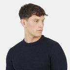 Brave Soul Acrylic Jumper - Dark Navy
