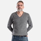 ZSZ Mens V-Neck Knitted Jumper