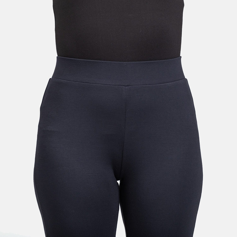 Brush Back Legging (Size L) - Navy