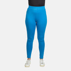 Brush Back Legging (Size M) - Blue