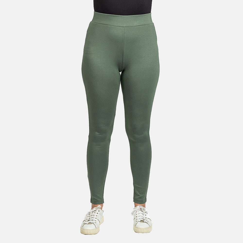 Brush Back Legging (Size XL) - Khaki