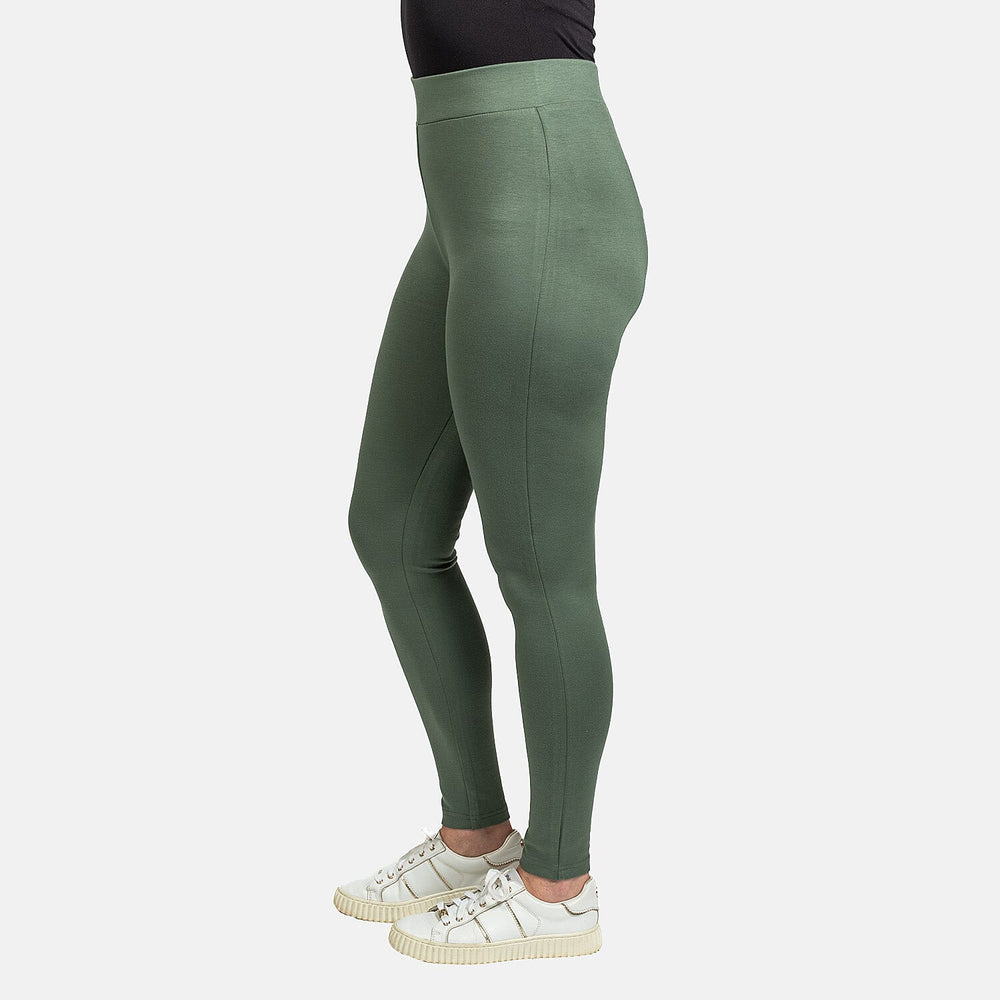 Brush Back Legging (Size XL) - Khaki