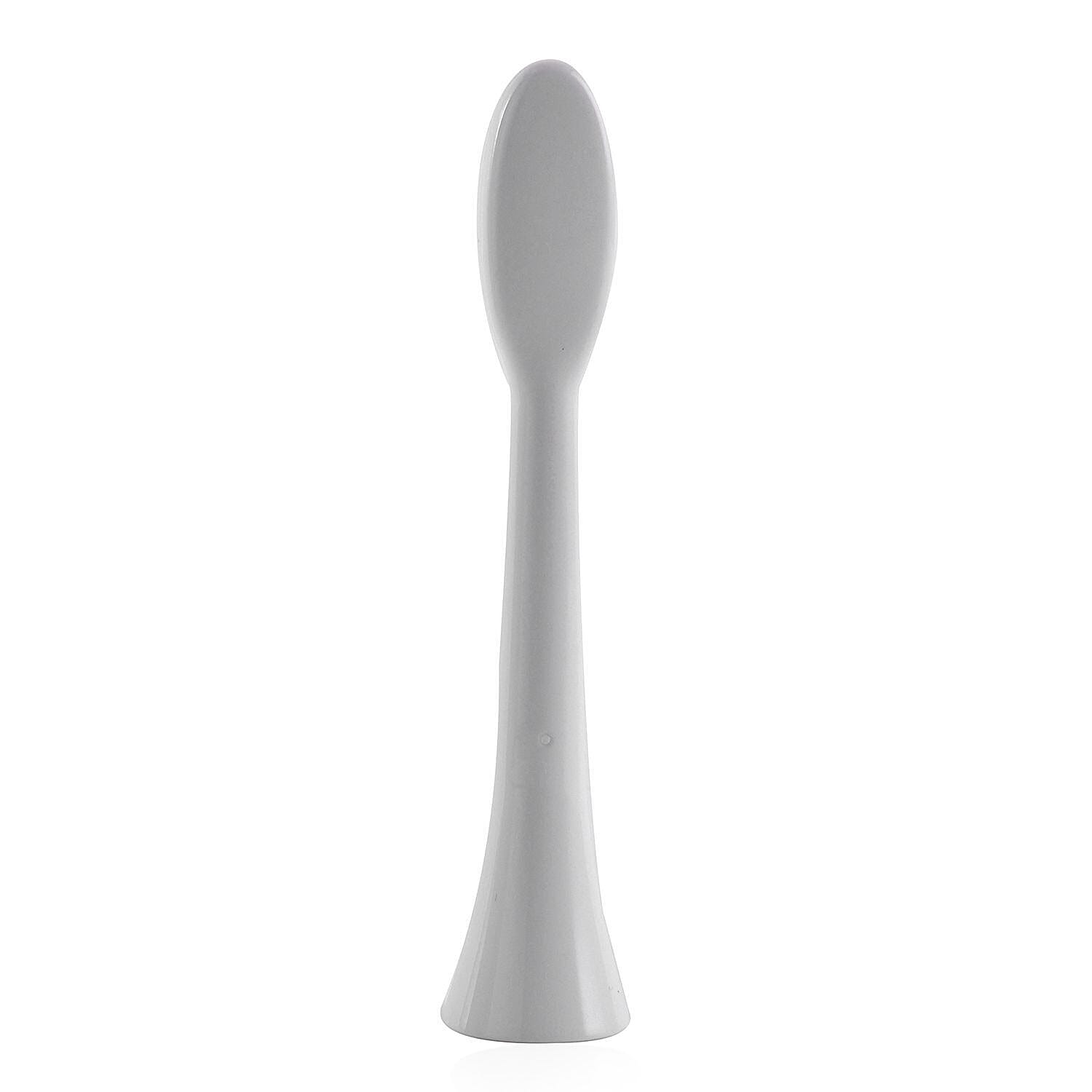 BEAUTECH Sonic Set of 4 Piece Toothbrush Replacement Heads - White - Blue.