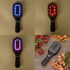 TOUCH BEAUTY- VITA 5-in-1 Hair Care Brush -  Ion Therapy, EMS, Sonic Massage, LLLT , Red and Blue Light Therapy - Black