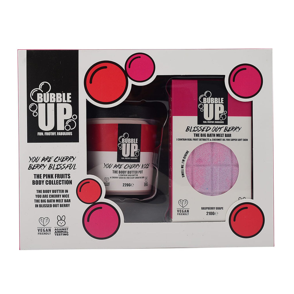 Bubble Up You are Cherry Berry Blissful - The Pink Fruits Body Collection