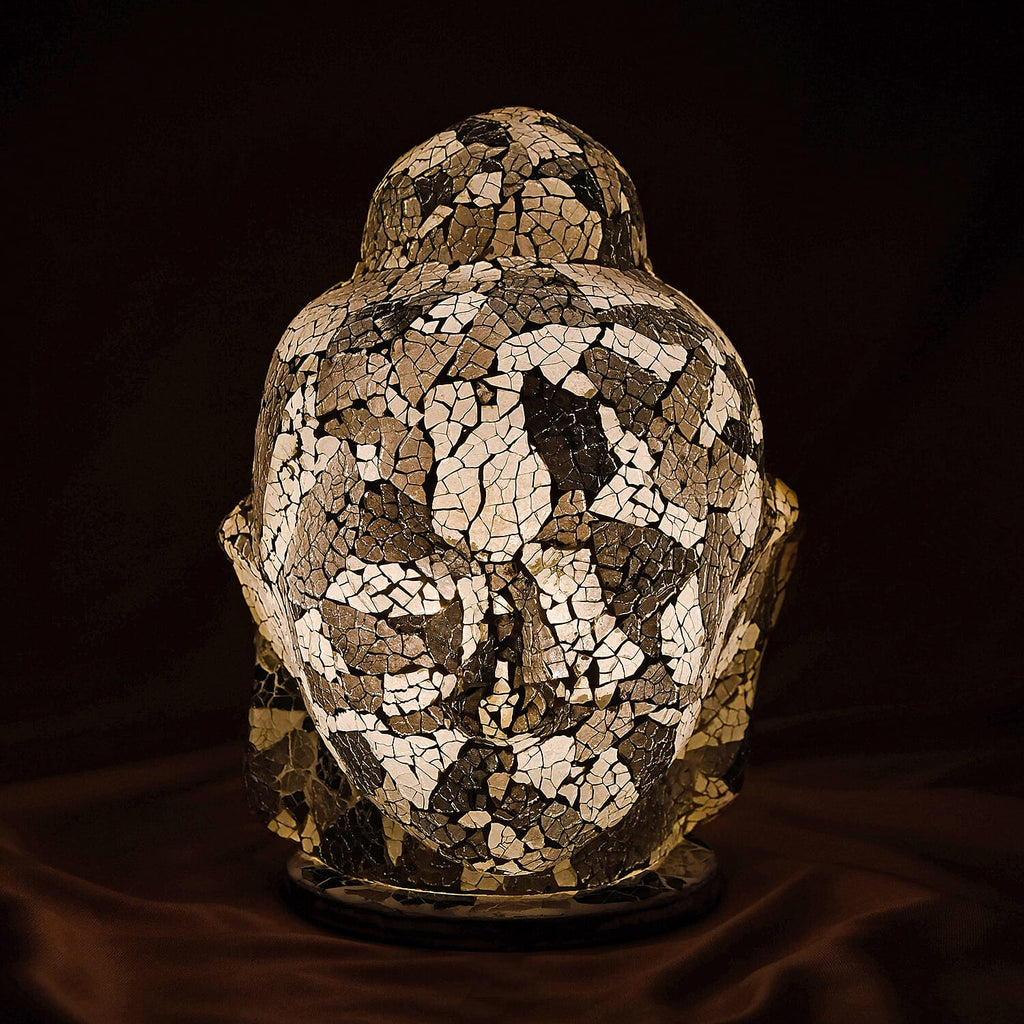 Buddha Head Mosiac Lamp