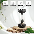 Buddha Smoke Fountain (H - 19cm) With Incense Cones (40) - Golden