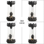 Buddha Smoke Fountain (H - 19cm) With Incense Cones (40) - Golden