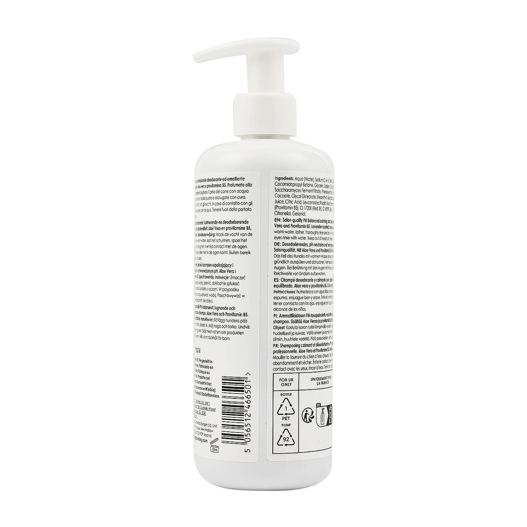 Buddy Care Calming & Deodorising Lavender Scented Dog Shampoo with Aloe & Pro Vitamin B5 500ml