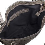 Bulaggi Collection - Acorn Snake Shopping Bag with Zipper Closure (Size 21-42x31x10 cm) - Multi
