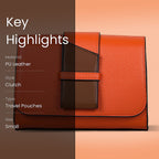 Bulaggi Collection Goldie Hippouch in Orange