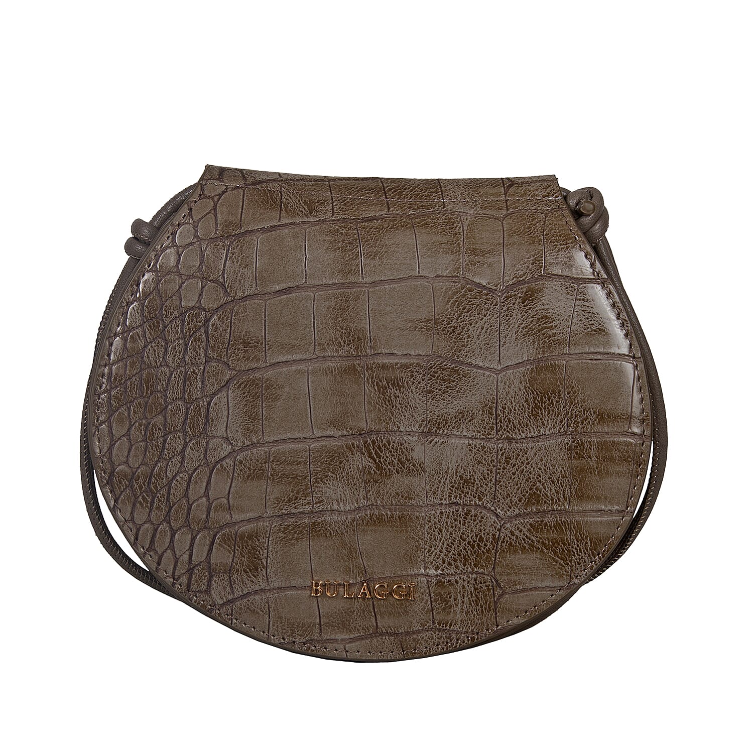 Bulaggi Collection Iris Croco Crossbody Bag - Taupe