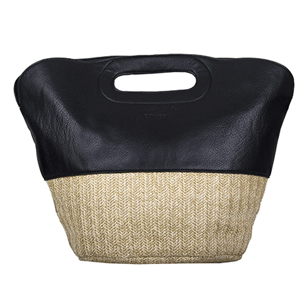 Bulaggi Collection - Silt Handbag with Zipper Closure (Size 24x31x19 Cm ) - Black