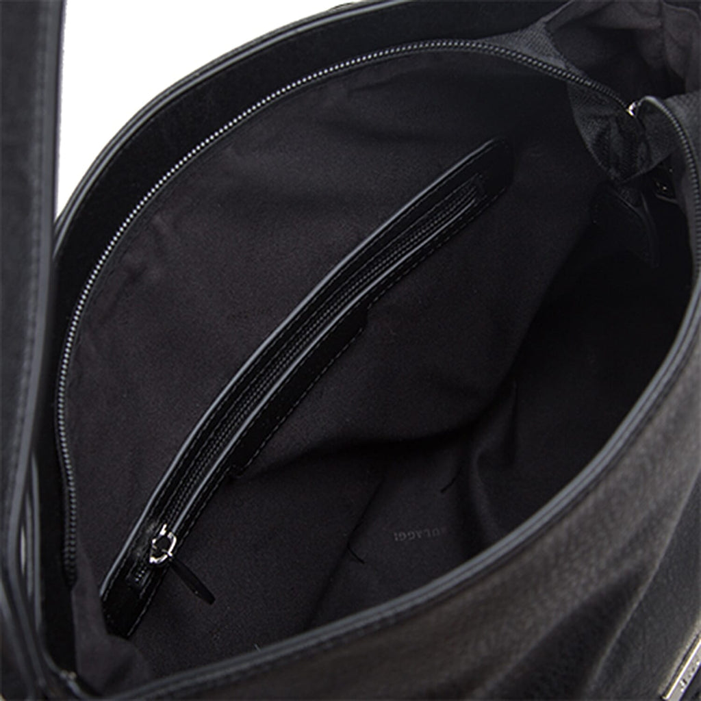 Bulaggi Collection - Silt Handbag with Zipper Closure (Size 24x31x19 Cm ) - Black