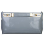 Bulaggi Collection - Polly Clutch Bag with Adjustable Shoulder Strap in Light Grey