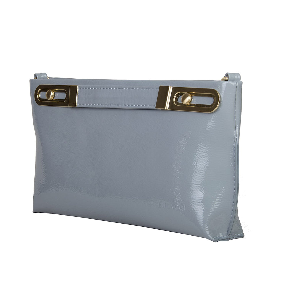 Bulaggi Collection - Polly Clutch Bag with Adjustable Shoulder Strap in Light Grey