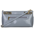 Bulaggi Collection - Polly Clutch Bag with Adjustable Shoulder Strap in Light Grey